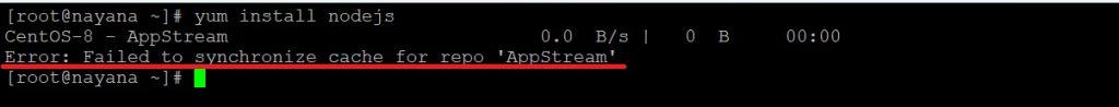 appstream error